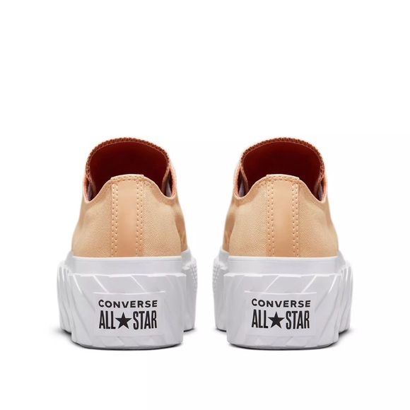 Converse Chuck Taylor All Star canvas platform sneakers in light twine - Picture 3 of 7